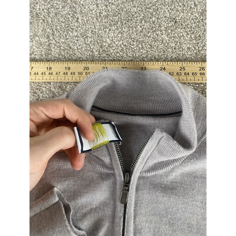 Charles Tyrwhitt Mens 100% Merino Wool 1/4 Zip Pullover Sweater‎ Mens XL Preppy - Picture 2 of 10